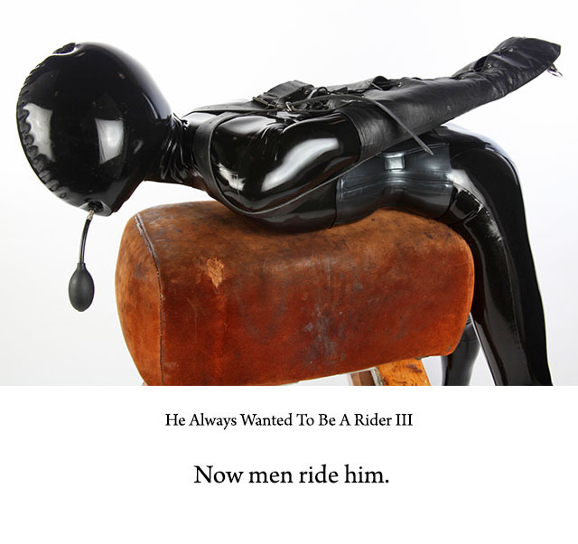 Now men ride him.