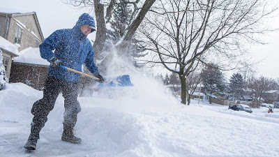 david shovelling