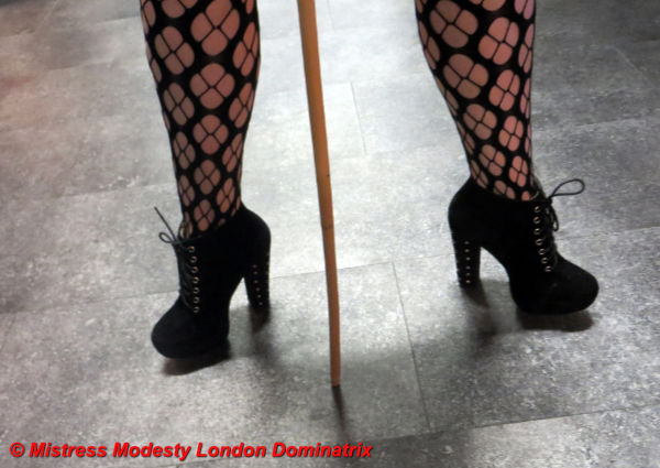 Mistress Modesty Cane Shoes