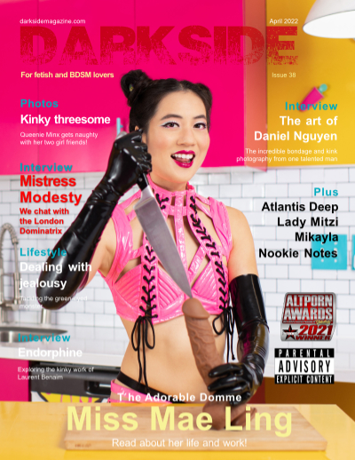 Mistress Modesty Darkside Magazine Cover 