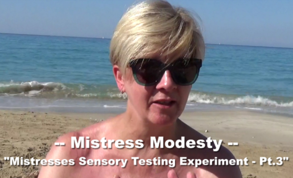 Mistress Modesty Sensory Testing Experiment Pt.3