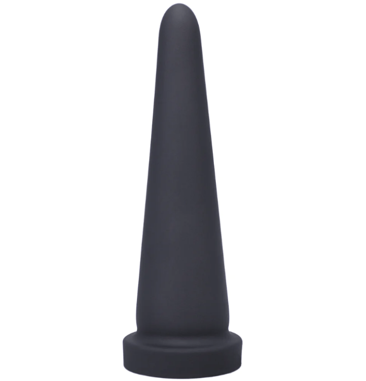 Anal training cone pops right up